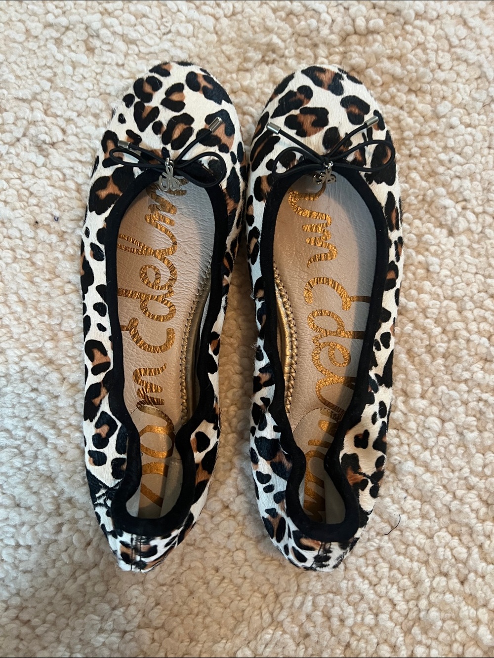 SAM EDELMAN animal print ballet 8